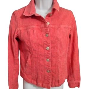 Will Smith pink  denim jacket with pockets